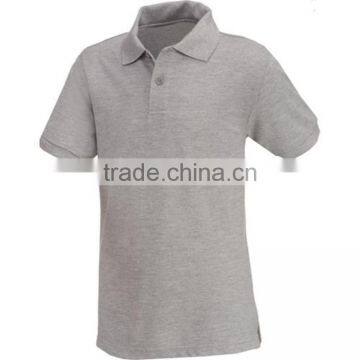 Factory Custom Kids Uniform Short Sleeve Polo Shirt photo-2