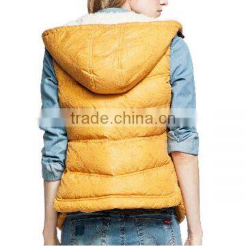 2015 New Design Woman Outdoor Thin Short Down Vest photo-2