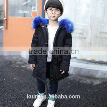 2016 Hot Sales Europe Style Real Fox Fur Collar With Duck Feather Winter Warm Overcoat photo-3