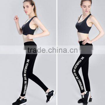 2017 Yoga Apparel Wholesale Poloyester and Spandex Blank Yoga Wear Women Yoga Set photo-6