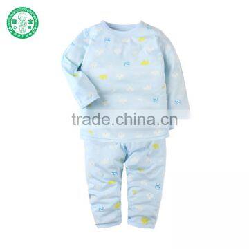 2017 Hot Sale High Quality Full Sleeve Round Neck 2 Pcs Children Clothes Sets photo-2