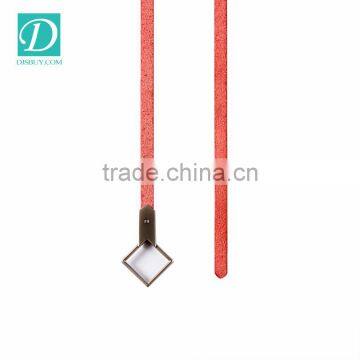 Lady Tiny Waistbelt Genuine Leather Strap Thin Casual Belt for Girls photo-3