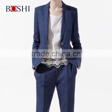 2015 Factory Price Elegant Ladies Stylish Pant Suit photo-3
