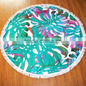 Alson Drop Shipping Assel 100% Cotton Round Beach Towel Throw Tapestry Gypsy Tablecloth Yoga Mat photo-3