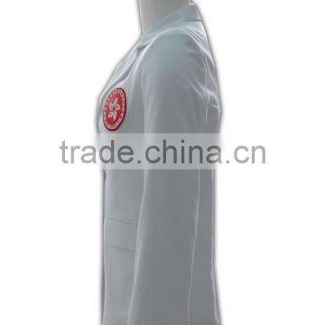 Tailor-made Festival Short Sleeve Low MOQ Brand New Design Business Suit Womens With Embroidery Logo photo-3