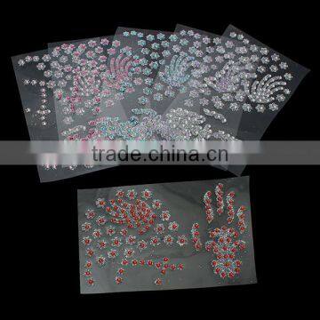 Glitter Removable Temporary Tattoo Sticker Body Art Multicolor At Random 18.8cm x 8.5cm, 1 Packet photo-2