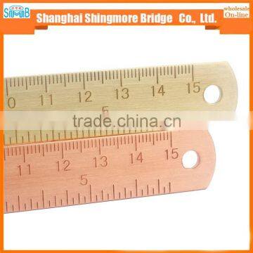 2017 China Hot Sales High Standard 15cm Brass Ruler for Promotion photo-5