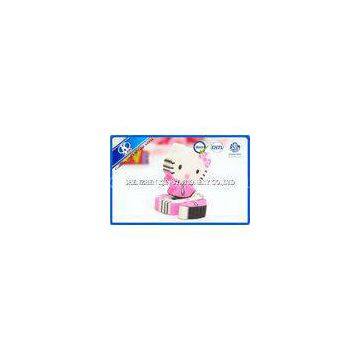 Hello Kitty Customized Cartoon Fun Kids Erasers / Children Take Apart Erasers