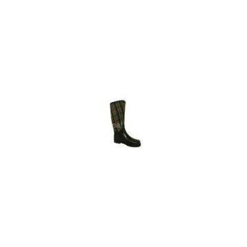 14 Inch Shaft Rubber Rain Boot