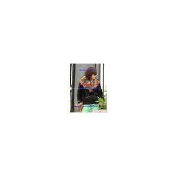 Custom lady lake sheep with raccoon fur coat s-607-21