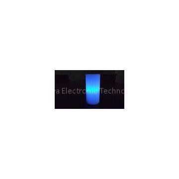 3V remote controlled flickering blue light Electric led candle with timer