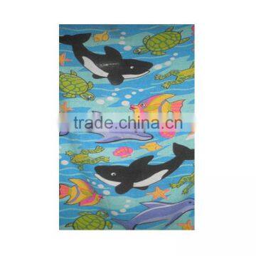 cotton and polyester pigment printed cheaper beach towel