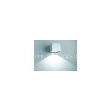 Aluminum Color Indoor LED Wall Lights for Bars / Star - Rated Hotels 65 * 65 * 72mm