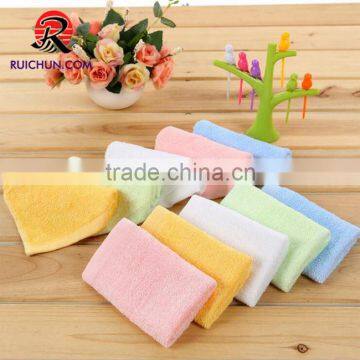 hot sell newborn baby gift set bamboo washcloth towel 25*25cm