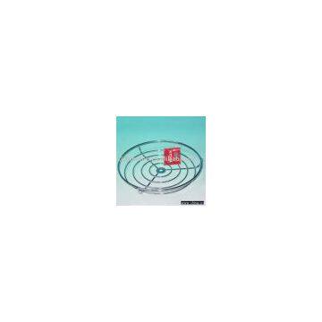 JK13113 21cm Round Wire Tray, Wire Chromed