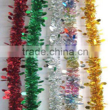 christmas tinsel garland