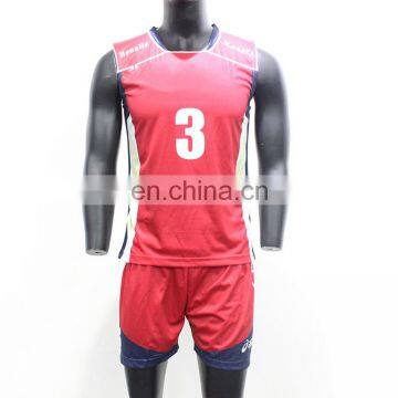 Custom hot sale fashionable dry fit new design women's volleyball uniform