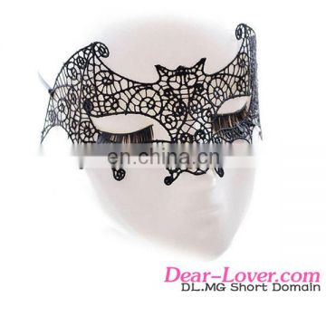 Masquerade Party Decorations Black Bat Eye Lace Mask for Party