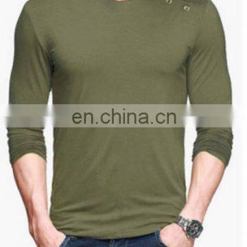 2016 Best-Selling 100% Cotton Material Basic Plain Round Neck Mens Clothing Tshirt photo-3