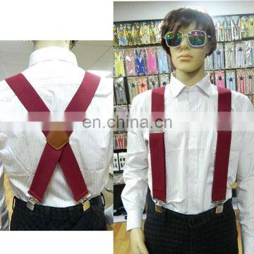 Wholesale European and American style men 5cm belt suspenders