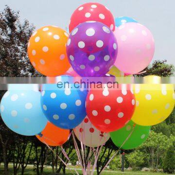 Christmas & new Year decoration balloon latex mix color round Polka Dot Balloons