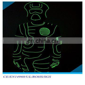 wholesale dancing robot el wire clothes