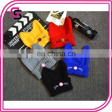 Trendy high quality cute newborn baby caps hot selling design baby hats