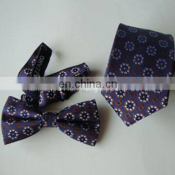 100% Silk Woven Bow tie & Tie Sets