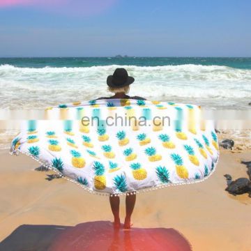 72" Indian Mandala Hippie Round Roundie Tapestries Hippy Boho Gypsy Round Beach Throw Yoga Mat Tassel