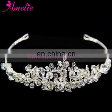 Bridal Crystal Jewelry Necklace Earring And Tiara 3Pcs Set Wedding Decoration Women Accessories