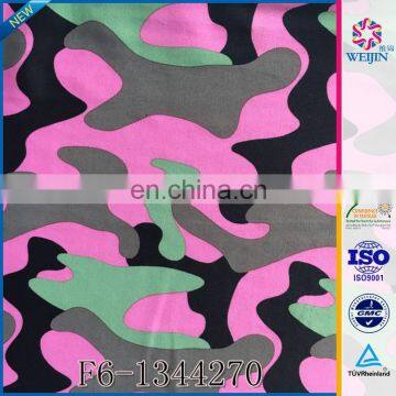 High Quality Manufacture Nylon Custom Fabric Print Camouflage