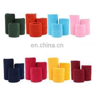 Cheap elastic customized cotton terry cloth sweatband