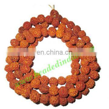 Rudraksha Beads String (mala) 5 Mukhi (five Face), Size: 8.5mm