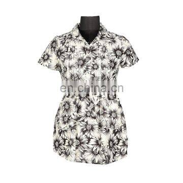 COTTON PRINTED TOP PLEATED 2015 LATEST DESIGN photo-2