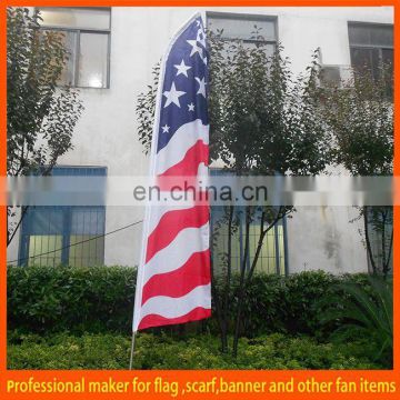 double sided cheap sand beach flag