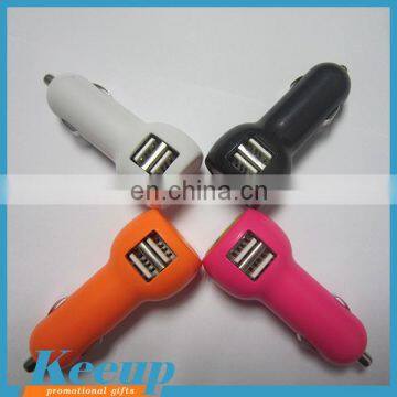 Customized Promotional USB Car Charger 2 Port for Promotion