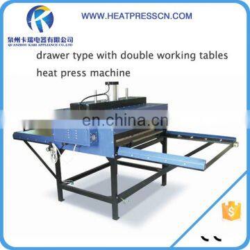 Double Heating plate / element Pneumatic Heat Press Machine