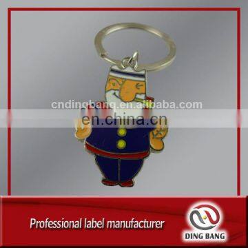 Experienced Factory Promotion Cheap Custom Made Embossed Logo Smoking Bear Style 2D Funny Souvenir Keychain