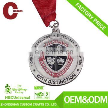 Custom high quality die casting fiesta sports metal medal