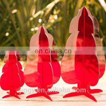 Fshion new style pmma plexiglass christmas tree clear acrylic christmas tree