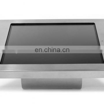 Hot selling metal steel polishing welded kiosk part shopping mall display LCD enclosure