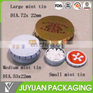 Shaoxing factory directly offer wholesale mint tin box