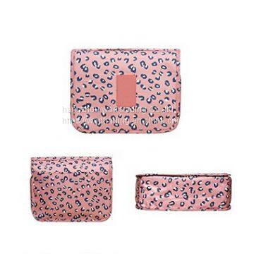 full printed cosmetic bag portable makeup pouch waterproof travel organizer