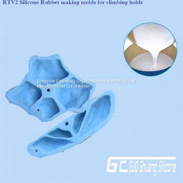 China Manufacturer raw material liquid silicone rubber for climbing holds molding