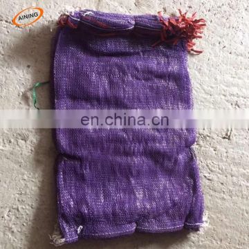 Various color pp material firewood packaging mesh bag