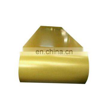 Golden Colour Coated Prepainted Aluminum Sheet photo-2