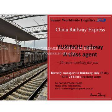 Railway Freight From China to Duisburg Germany 40HQ photo-2