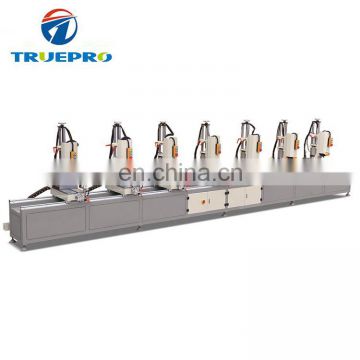 aluminium doors window manufacturing machine multi head drilling machine made in china