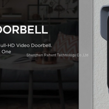 REHENT Tuya Battery Power Smart Wifi Doorbell Camera Two Way Audio Talk Night Visionc Video Door Bell 1080P photo-2