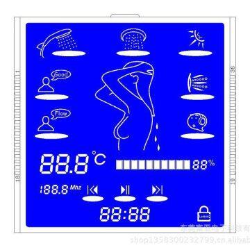 Supply LCD-TN/STN/HTN/BTN/LCM-STN segment code full transparent LCD screen